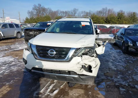 2017 Nissan Pathfinder S из США, поврежденный, VIN 5N1DR2MM0HC678141